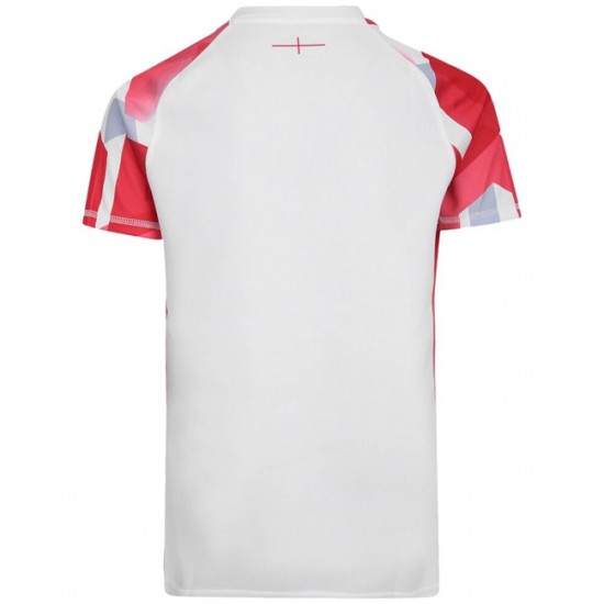 Camisola Inglesa Rugby 7S Equipamento Primeiro 2020-2021 Manga Curta